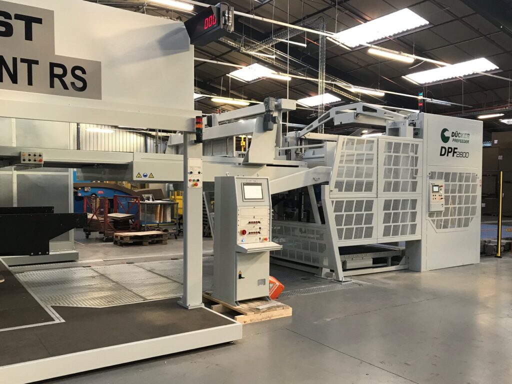 DLF Prefeeder, for top-printing and down-folding converting machines